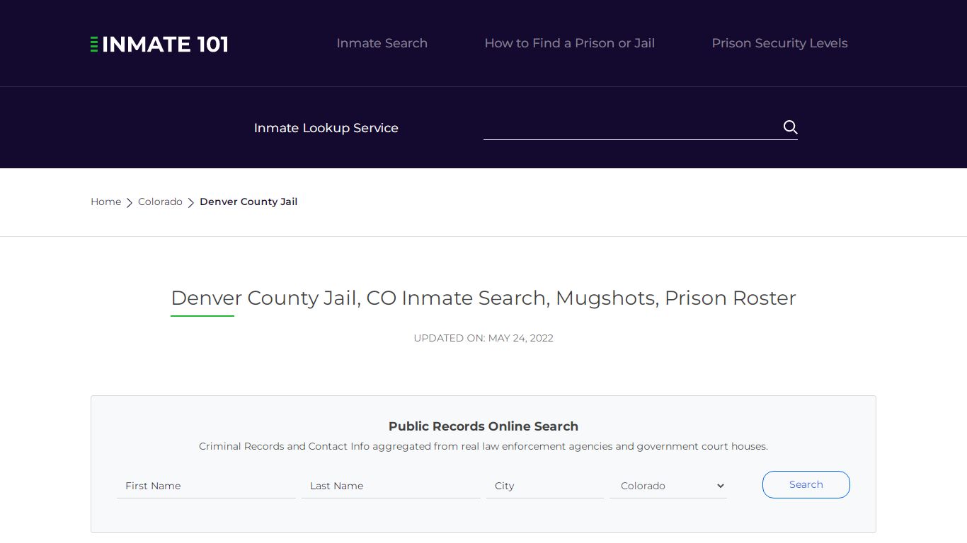 Denver County Jail, CO Inmate Search, Mugshots, Prison Roster